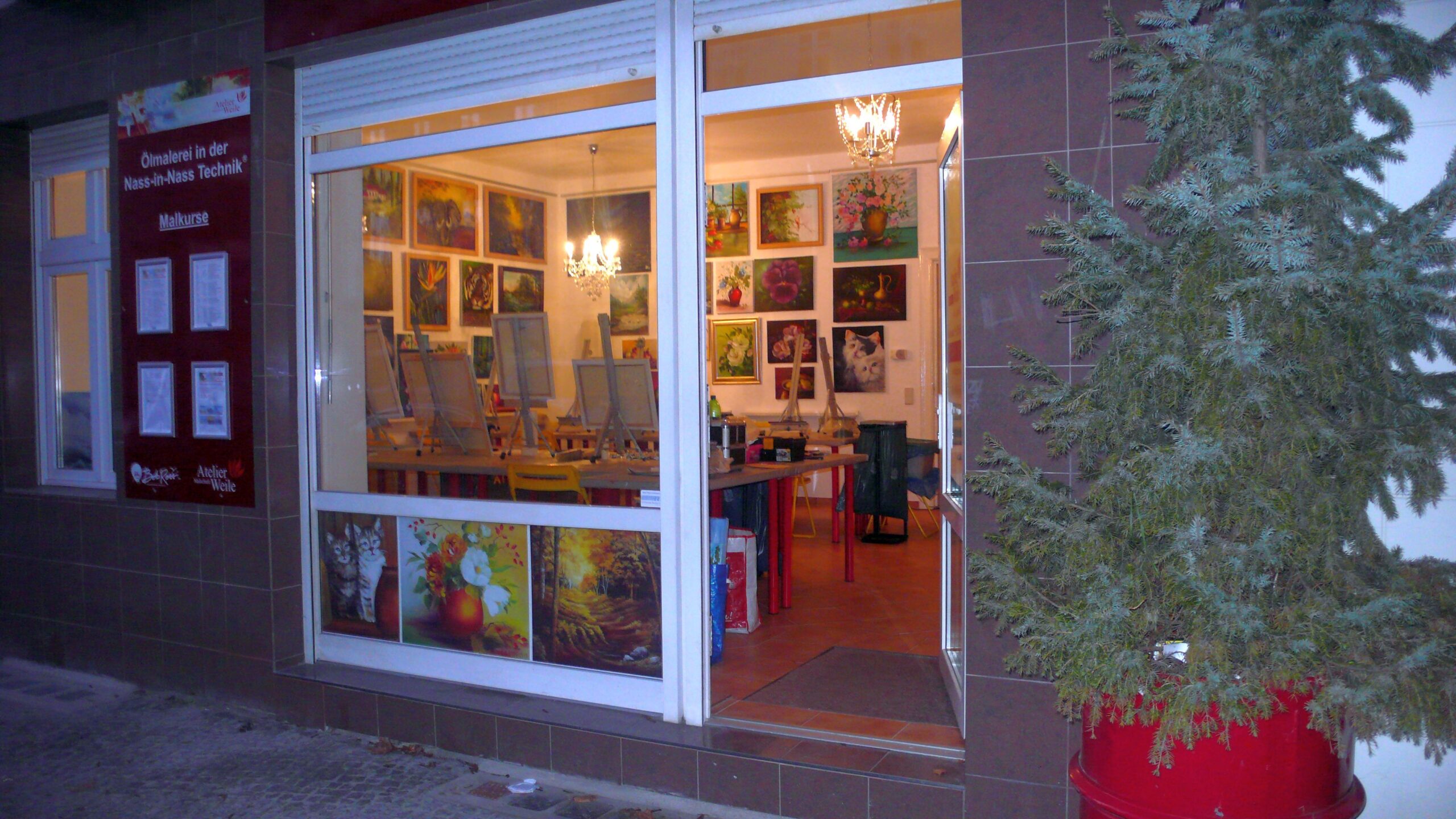 Ölmalerei im Stil von Bob Ross ® Atelier Weile in Berlin-Oberschöneweide